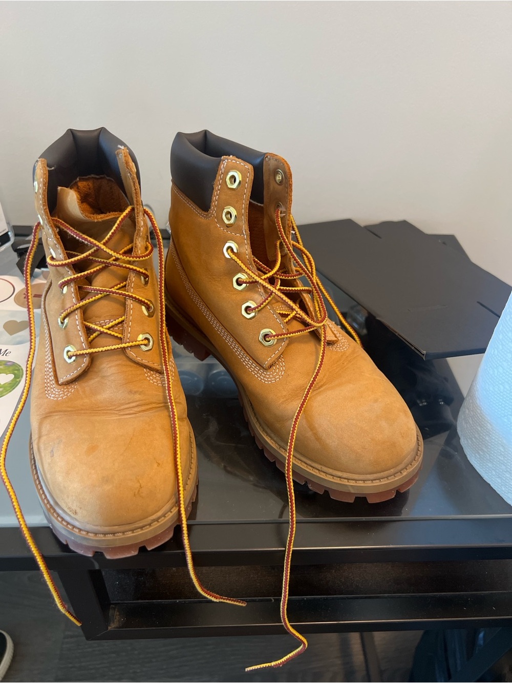 Timberland Wheat Brown Lace-Up Waterproof Winter Boots